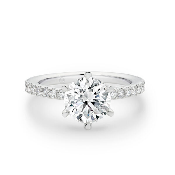 Round 6 Claw engagement ring - A2271/A2417