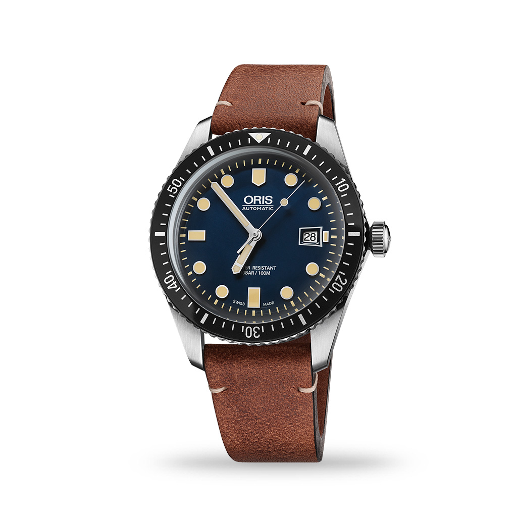 ORIS Divers Sixty Five 42mm Leather Strap Gregory Jewellers