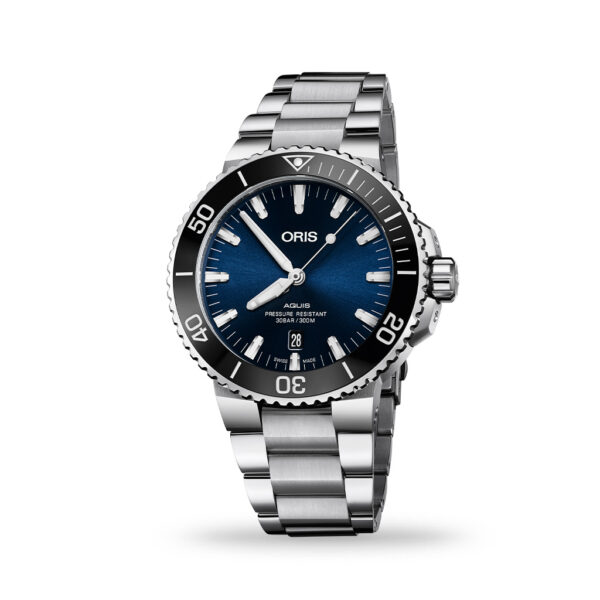 Oris Aquis Date Blue Dial 43mm Bracelet