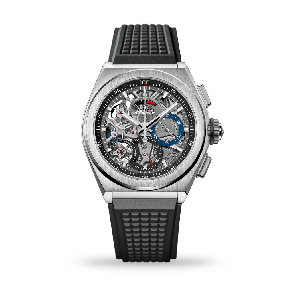 Zenith Defy El Primero 21 Chronograph 44mm Rubber Strap