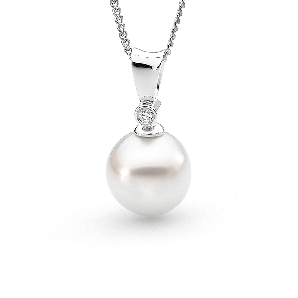 Allure South Sea Pearl & Diamond Pendant