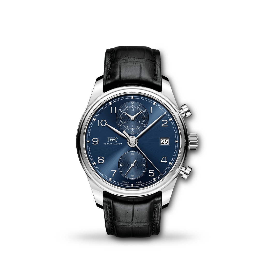 IWC Portugieser Chronograph Classic 42mm Leather Strap