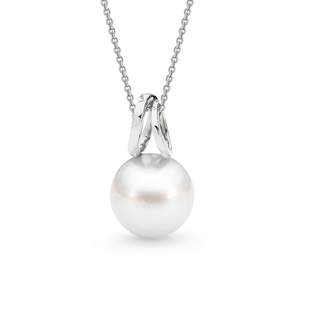 Allure South Sea Pearl Double Loop Pendant