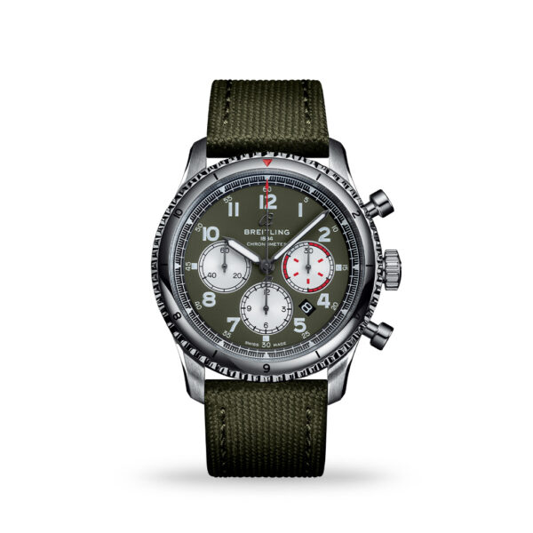 Breitling Aviator 8 B01 Chronograph 43mm Curtiss Warhawk Military Green