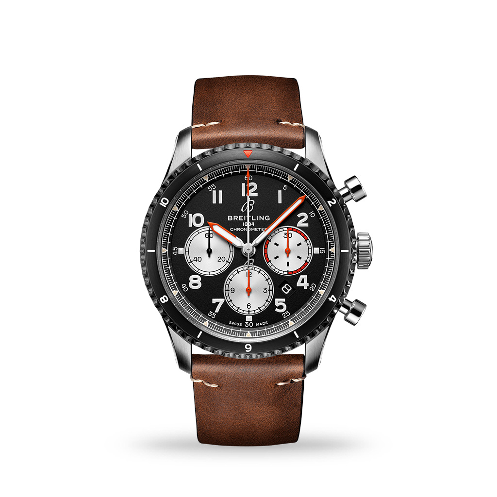 Breitling Aviator 8 B01 Chronograph 43mm Mosquito Brown Leather