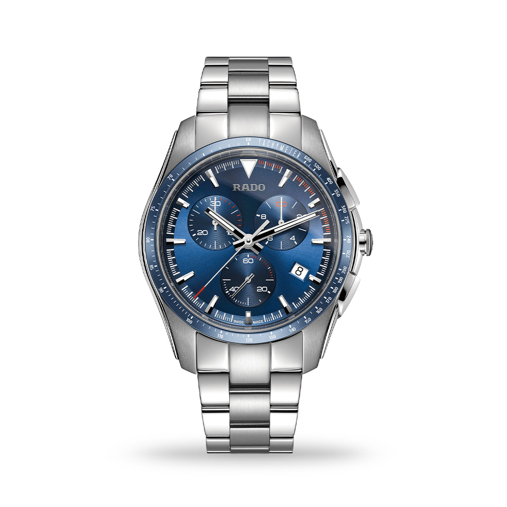 Rado HyperChrome Classic Quartz Blue Dial 45mm Bracelet