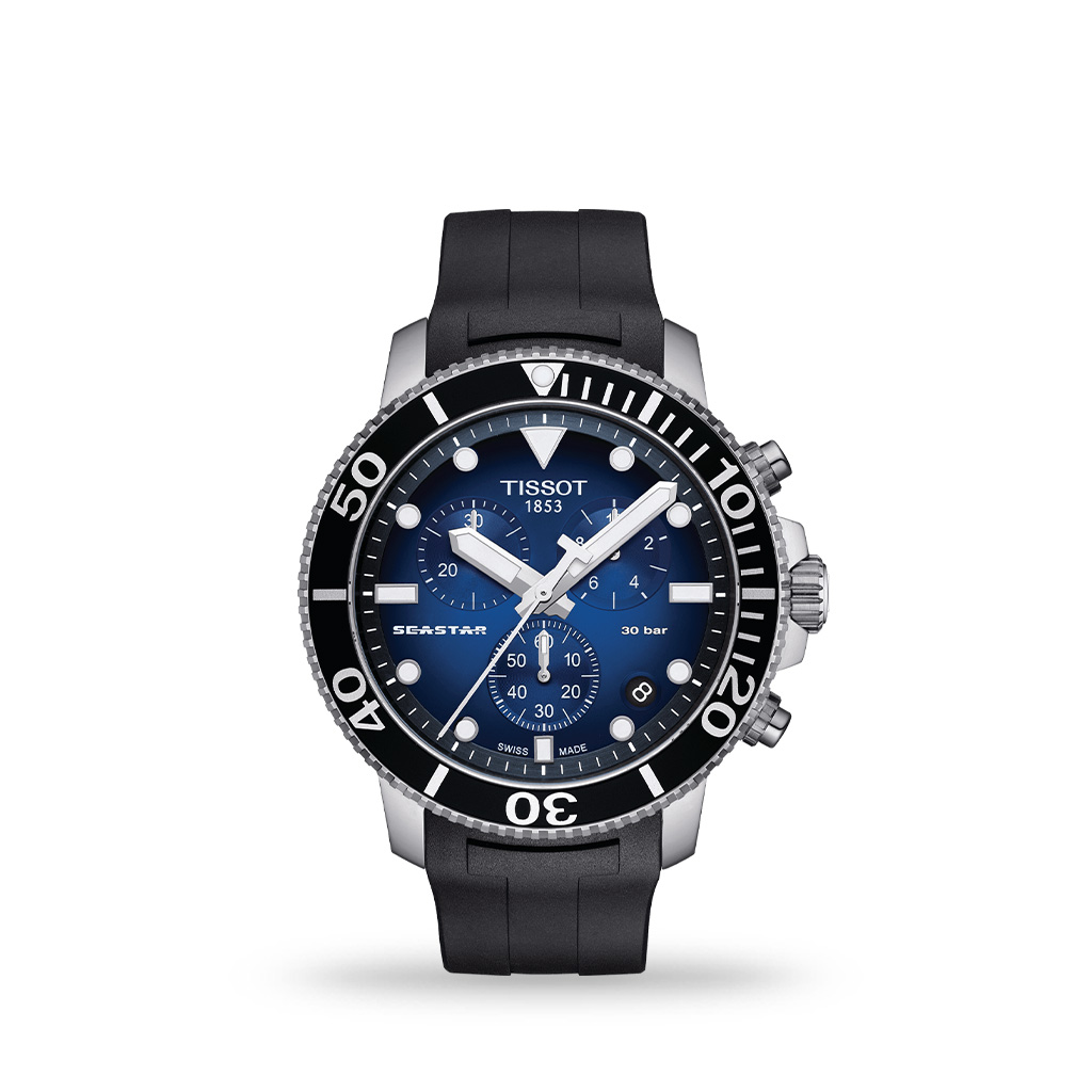 Tissot T-Sport Seastar 1000 Quartz Chronograph 45mm Rubber