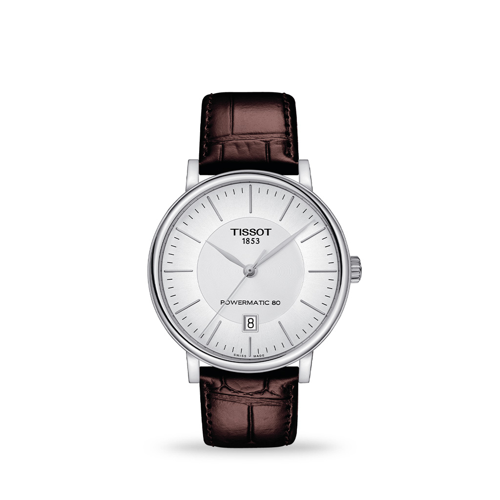 Tissot T-Classic Carson Premium Powermatic 80 40mm Leather Strap