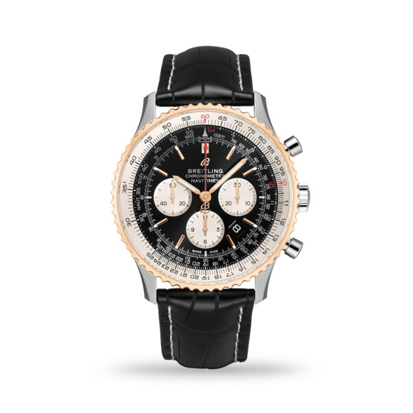 Breitling Navitimer B01 Chronograph 46mm  Black Crocodile