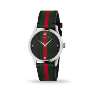 Gucci G-Timeless 38mm Leather Strap