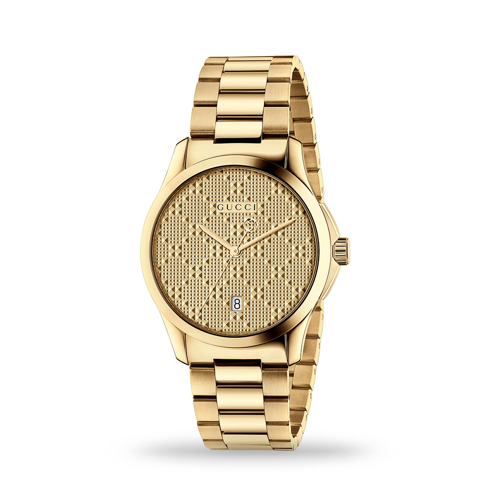 gucci men's gold watches