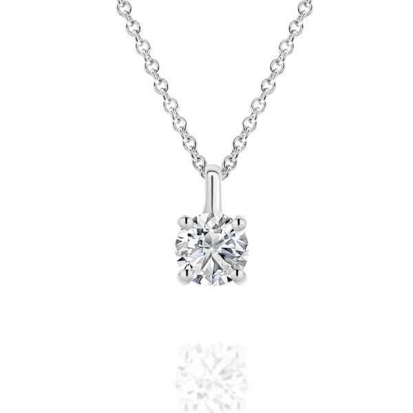 Gregory Classic Diamond Pendant K26P 0.30ct White Gold