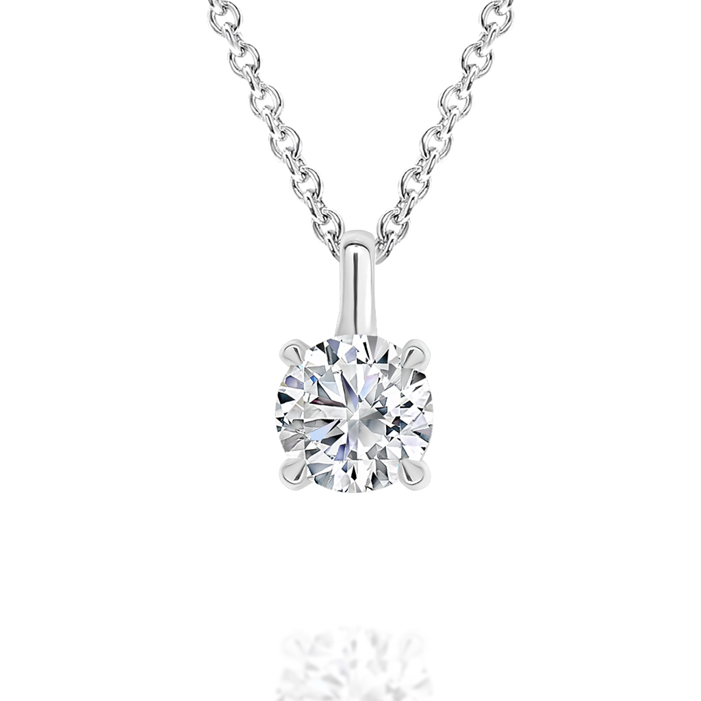 Classic Solitaire Diamond Pendant-0.70 carat