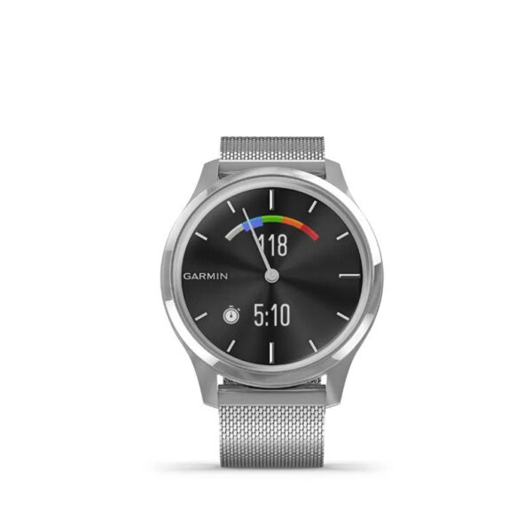 Garmin Vivomove Luxe 42mm Silver Milanese Band 010-02241-03