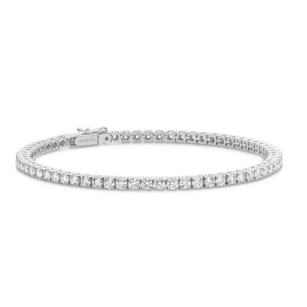 White Gold Diamond Tennis Bracelet 4ct. Model: TTTB004-WG