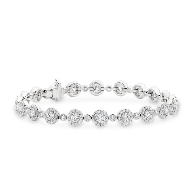 Classic Halo Diamond Bracelet Grand | TB0562-0