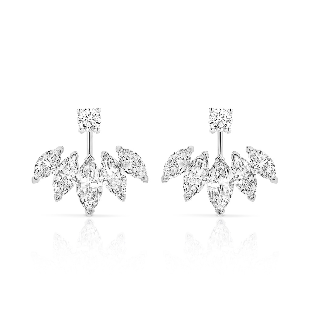 Marquise Studs - Jewels & Aces