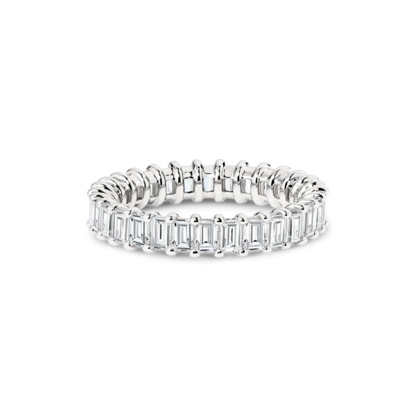 Leyla Rose Eva Small Baguette Cubic Zirconia Eternity Ring | LR-R8