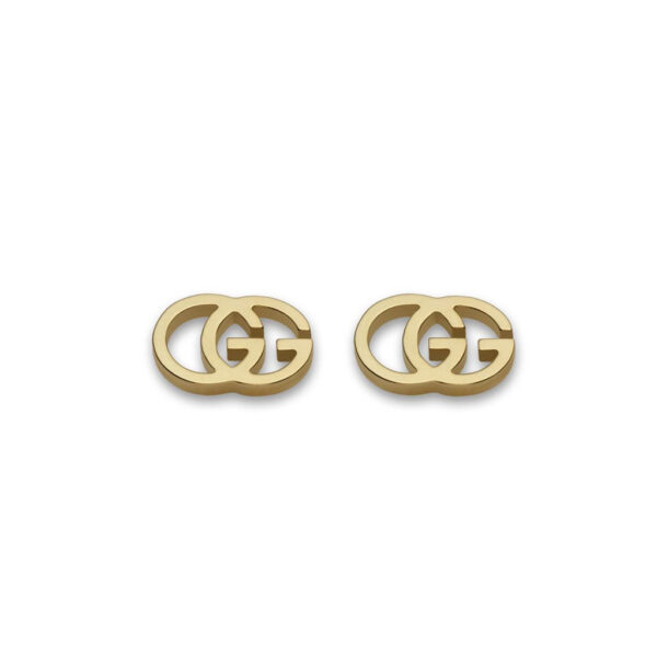 Gucci GG Tissue Stud Earrings in Yellow Gold | YBD09407400200U