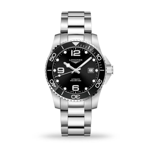 Longines HydroConquest Black Dial 41mm Bracelet | L37814566