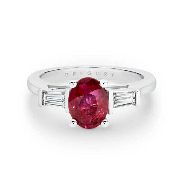 mr gregory red pearl ring