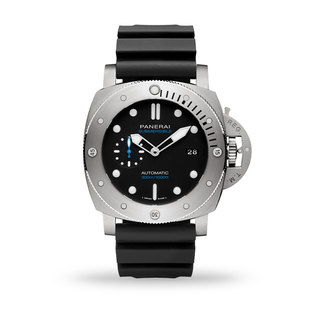 Panerai Submersible 47mm Black Rubber Strap