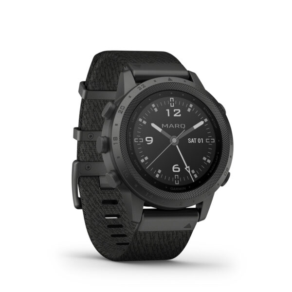 garmin marq commander watch face close up