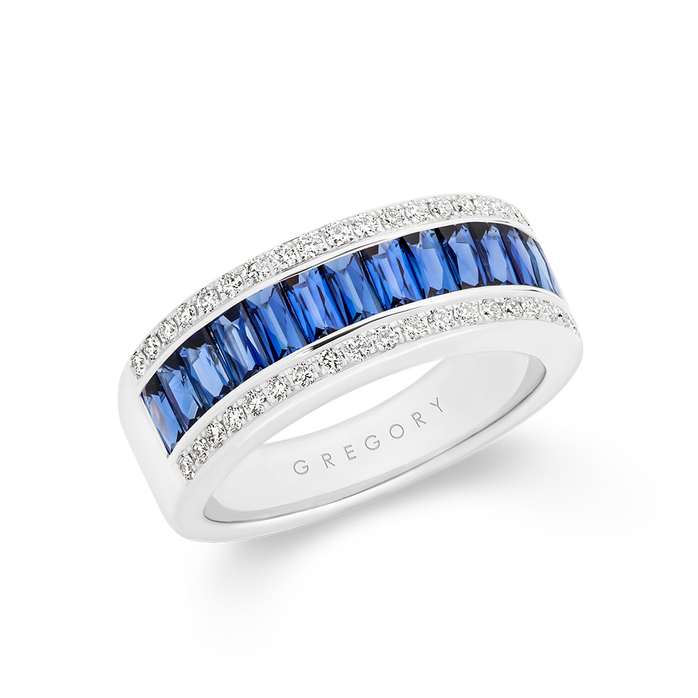 Sapphire and Diamond Dress Ring