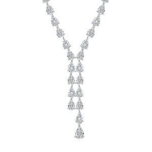 Cubic Zirconia Silver Twin Drop Mariah Collier
