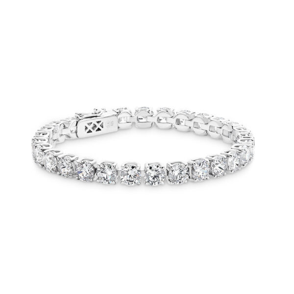 Leyla Rose Fine Silver Tennis Bracelet Cubic Zirconia LR-B11