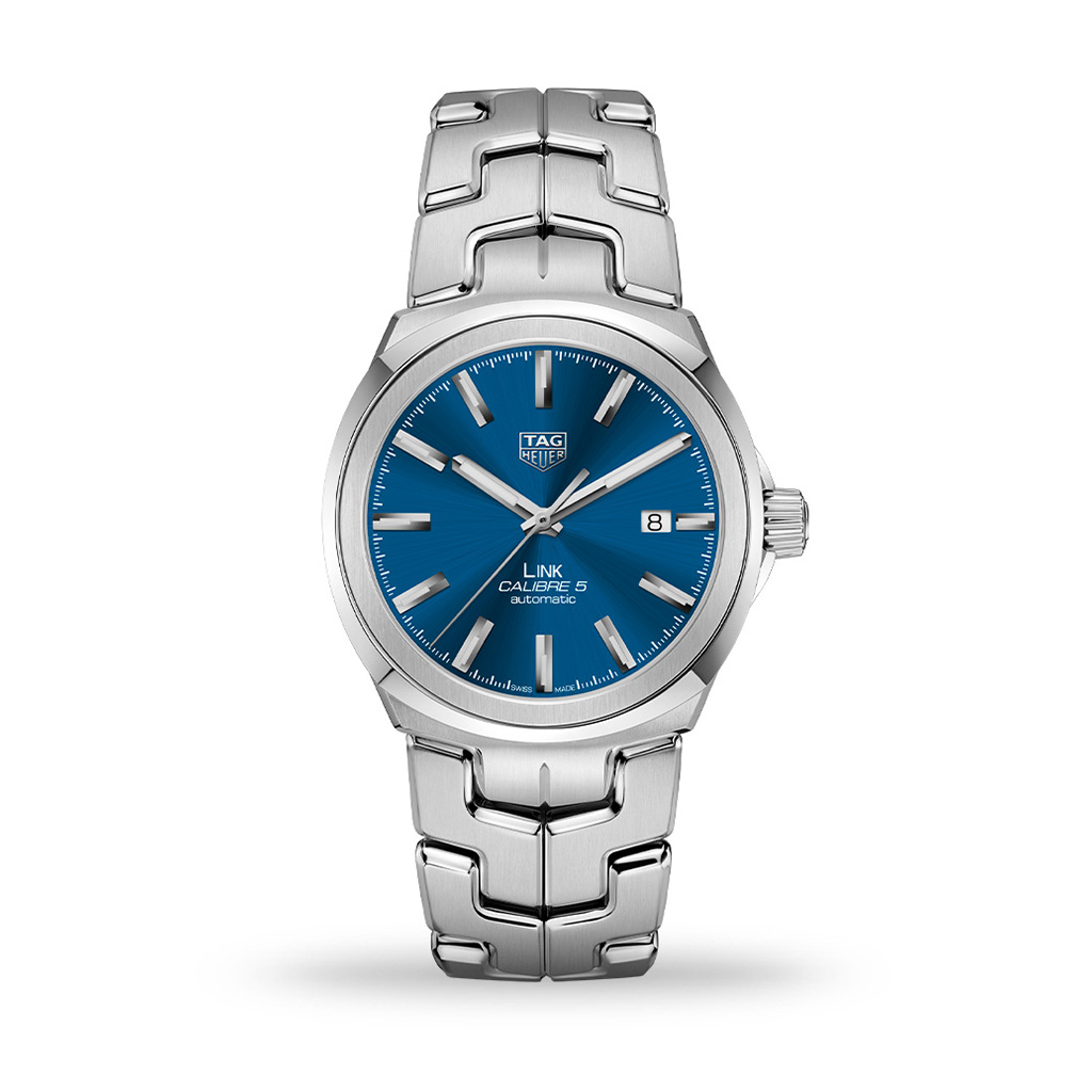 TAG Heuer Link Calibre 5 Automatic 41mm Blue Dial Bracelet