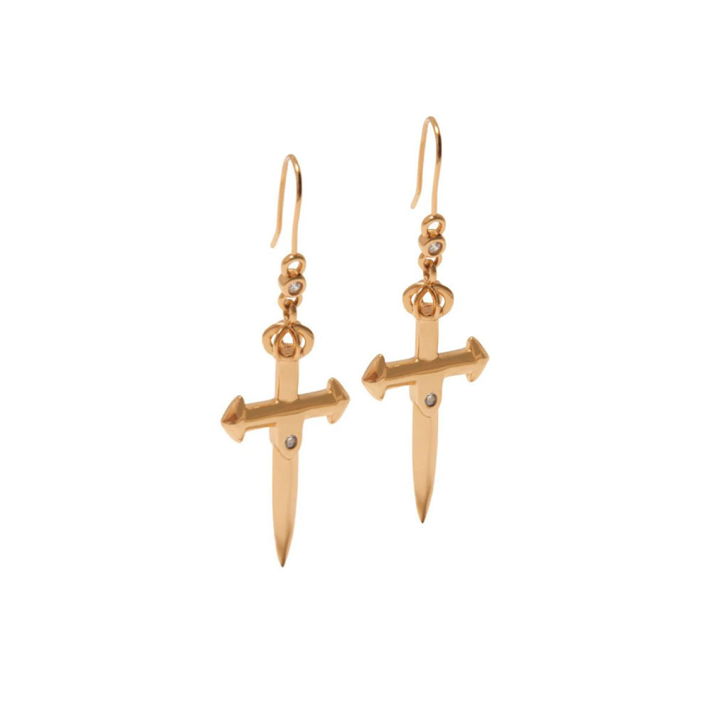 Nialaya Skyfall Sword Earrings