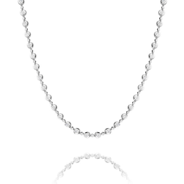 White Gold Classic 2.00ct Diamond Necklace