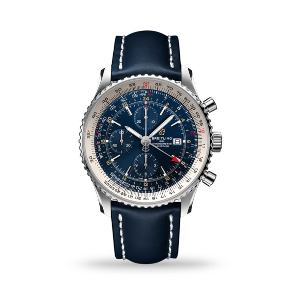 Breitling Navitimer Chronograph GMT 46mm Leather