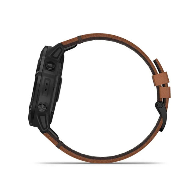 GARMIN Fenix 6X Sapphire 51mm Leather Band 010-02157-15