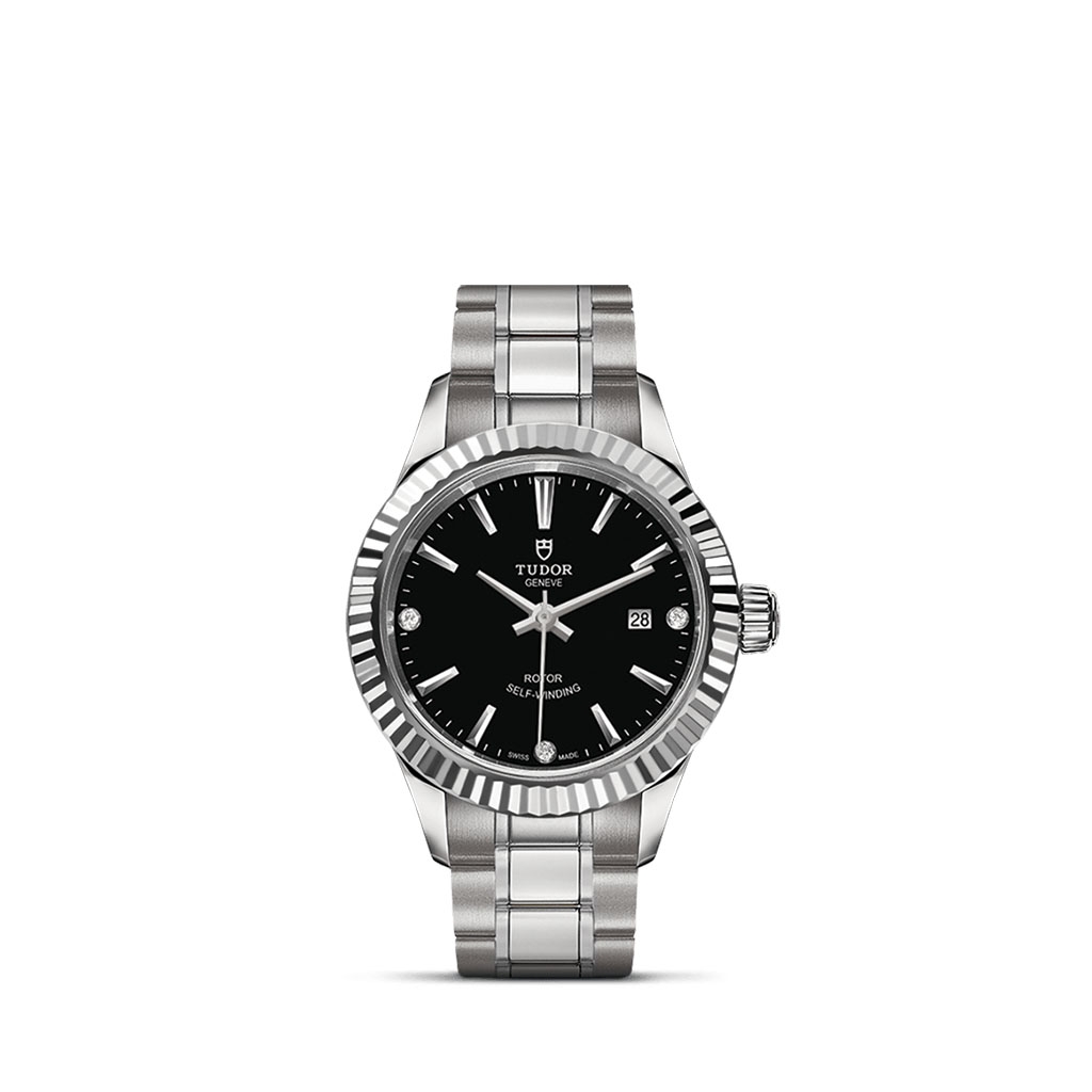 Tudor Style Automatic Black Dial 28mm Bracelet