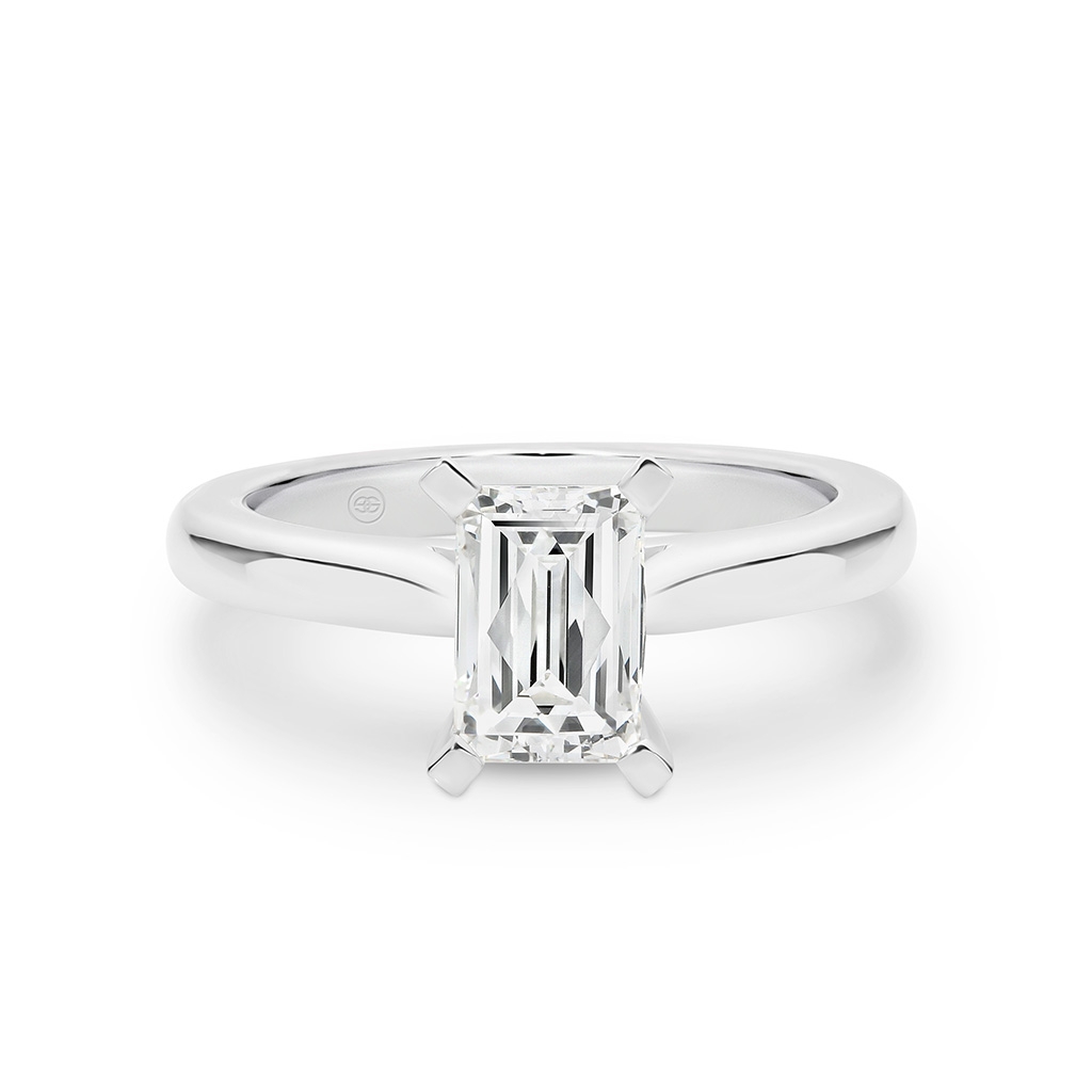 Timeless Solitaire Tycoon Cut Diamond Engagement Ring