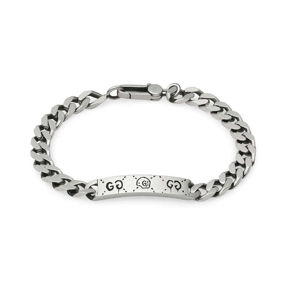 silver bracelet gucci