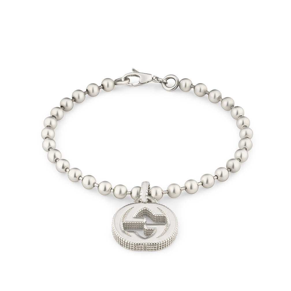 Gucci Interlocking G Bracelet in Silver YBA479226001
