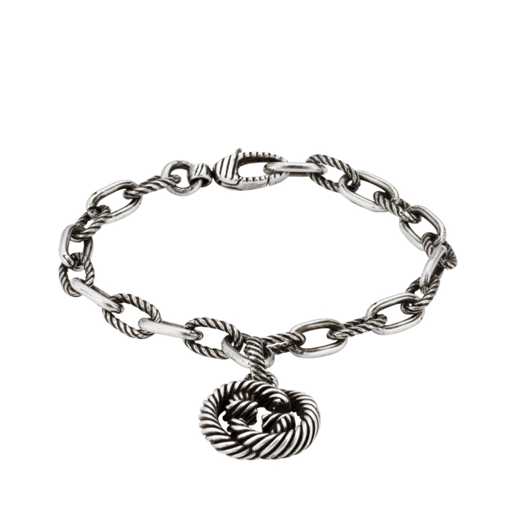 Gucci Interlocking G Bracelet in Silver