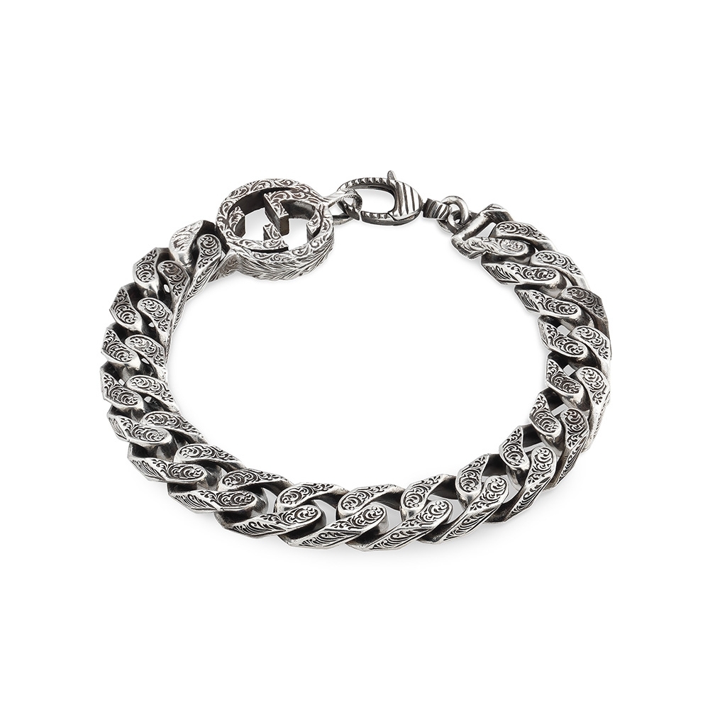 interlocking g bracelet in silver