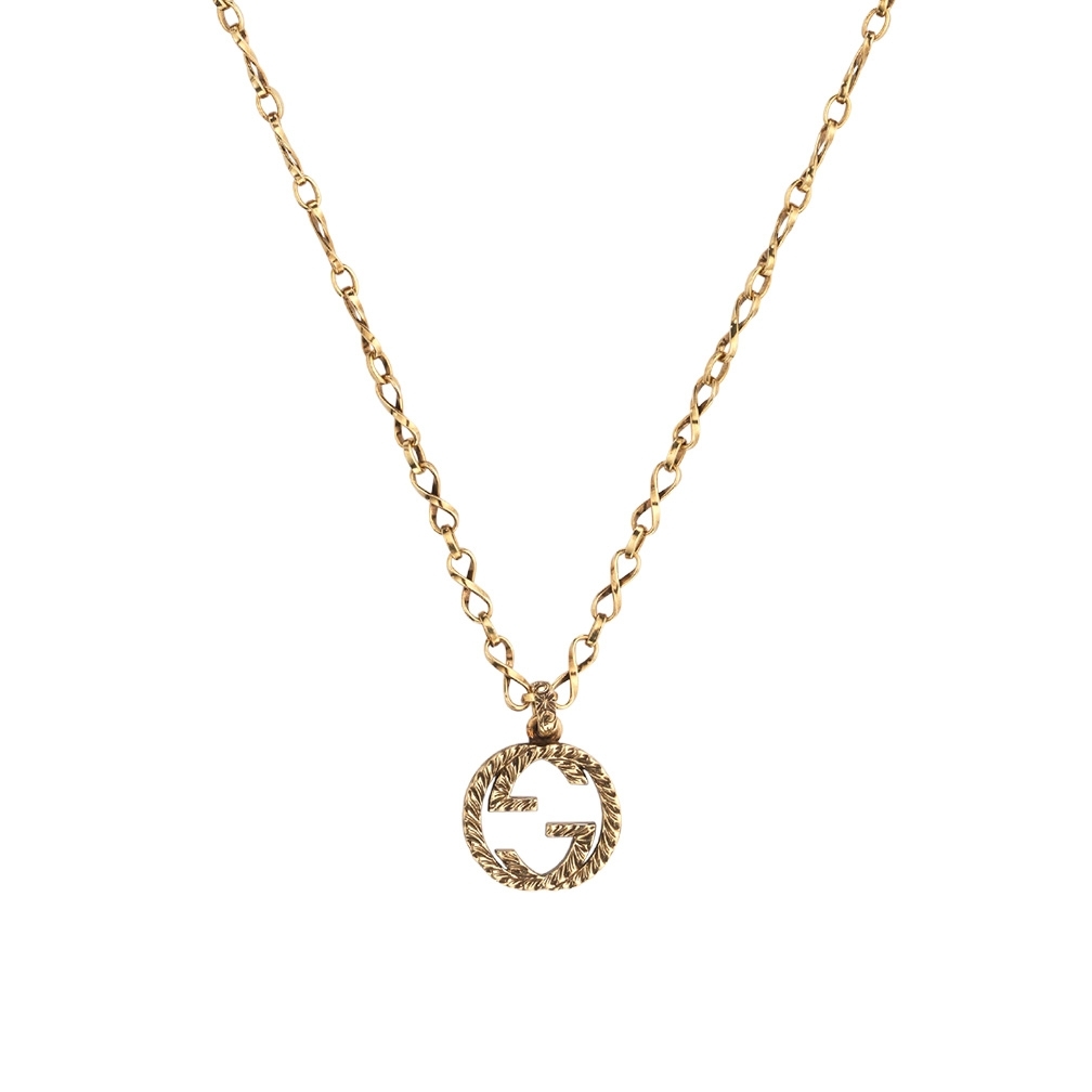 Gucci Interlocking G Gold Necklace 