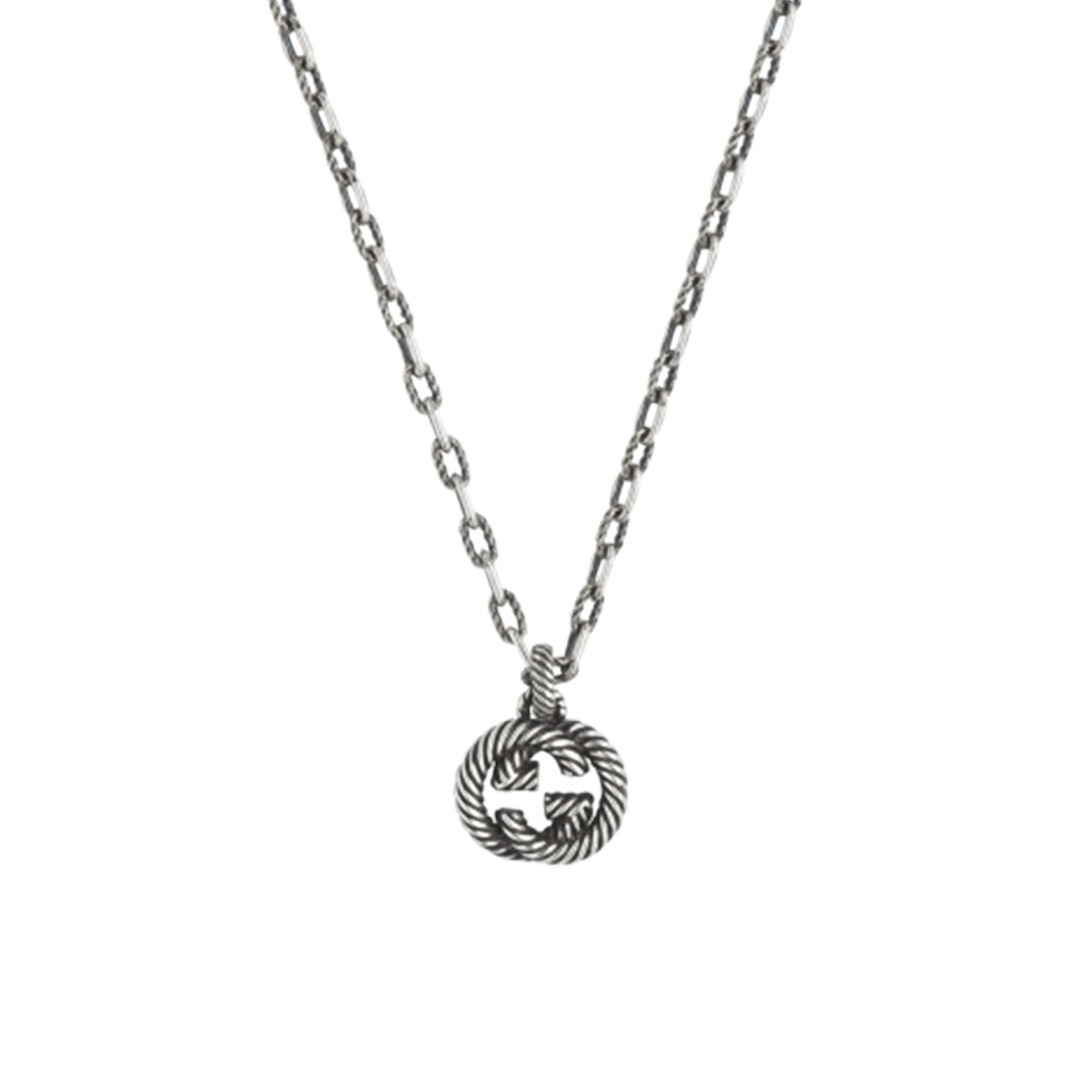 Gucci Interlocking G Necklace in Silver - Gregory Jewellers