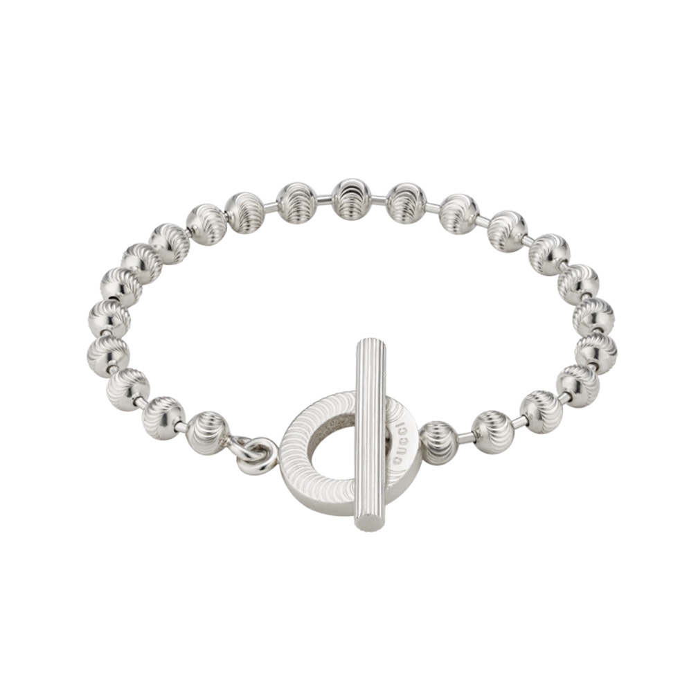 Gucci Silver Boule Bracelet