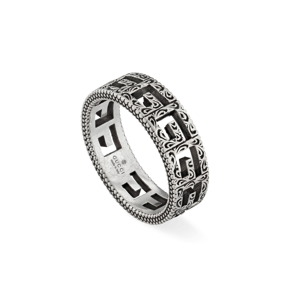 Mens black sales gucci ring