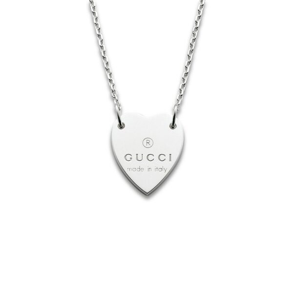 Gucci Trademark Heart Pendant Necklace | YBB223512001