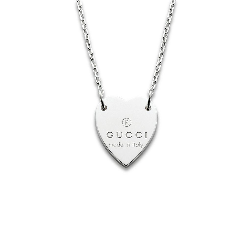 Gucci Trademark Heart Pendant Necklace