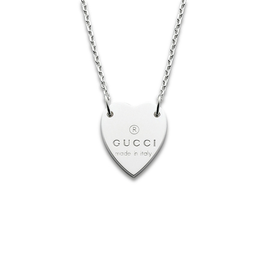 Gucci Trademark Heart Pendant Necklace 