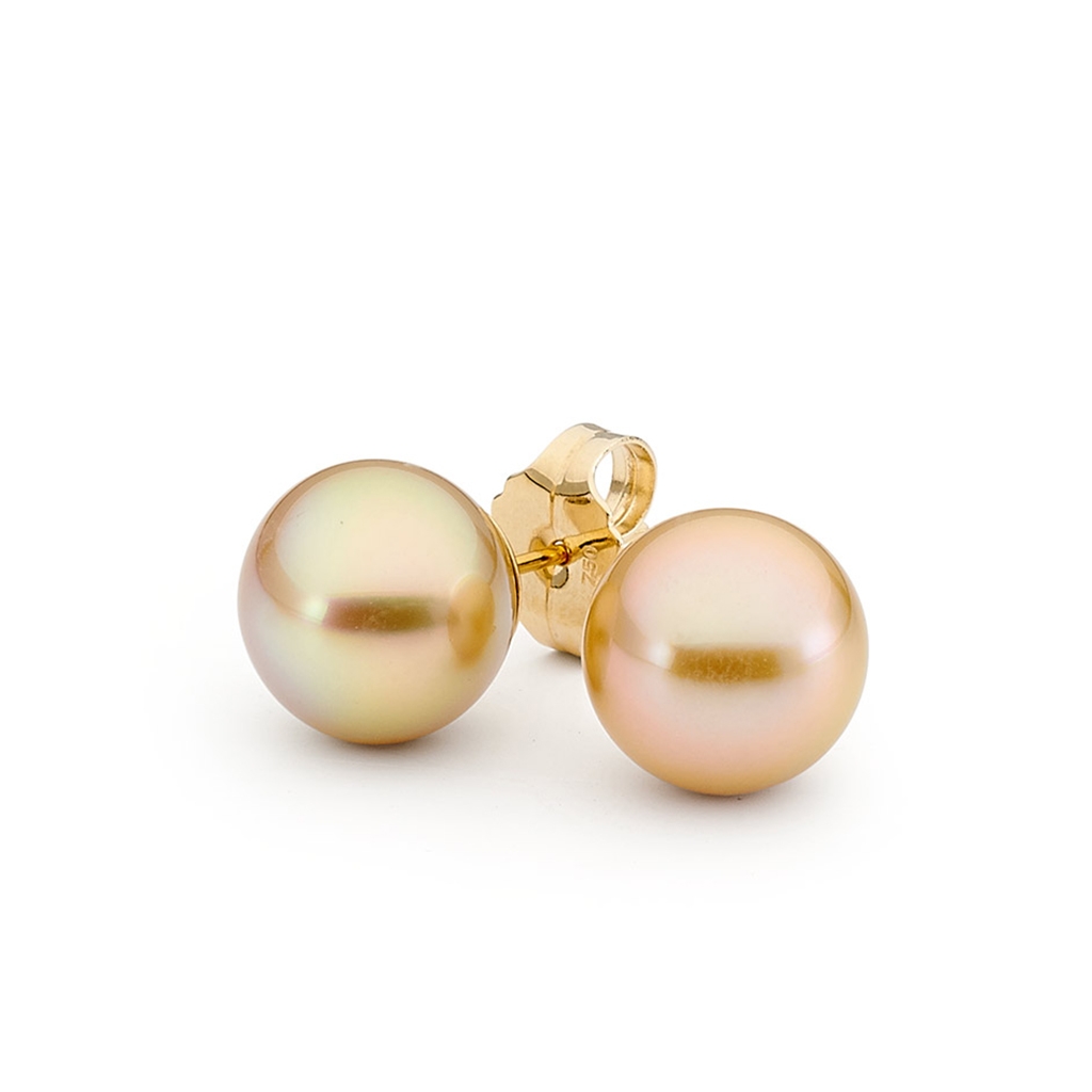 Allure Intense Gold South Sea Pearl Classic Stud Earrings