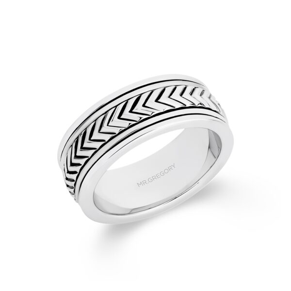 Mr Gregory Sterling Silver Arrow Ring | MRG-R2
